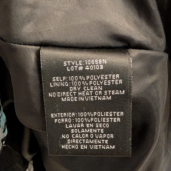 Blondie Nites Black Multi Floral Halter-Neck Prom Ball Gown Dress Junior's 11 - Picture 9 of 12